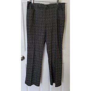 Calvin Klein Modern Fit Women’s Size 12 Houndstooth Dress Pants Gray Black White